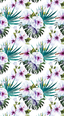 Rollo Fenster blumen
