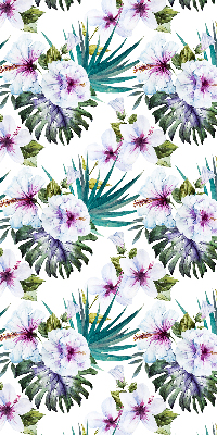 Rollo Fenster blumen