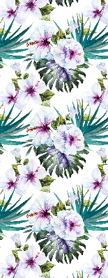 Rollo Fenster blumen
