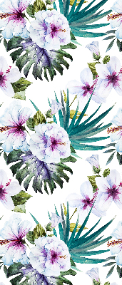 Rollo Fenster blumen