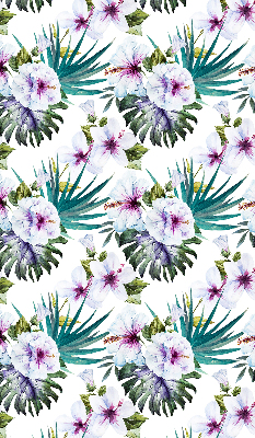 Rollo Fenster blumen