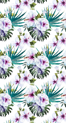 Rollo Fenster blumen