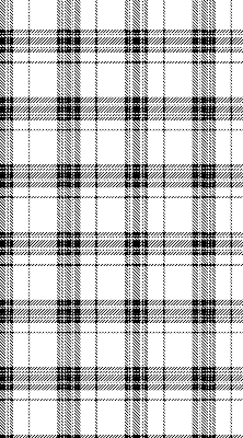 Fensterrollo in grauem Tartan-Muster