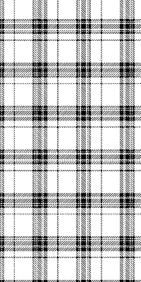 Fensterrollo in grauem Tartan-Muster