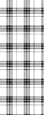Fensterrollo in grauem Tartan-Muster