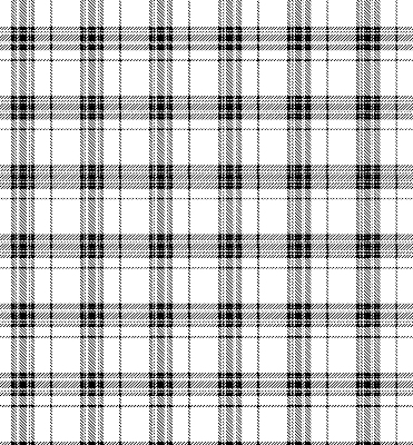 Fensterrollo in grauem Tartan-Muster