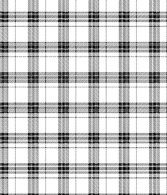 Fensterrollo in grauem Tartan-Muster