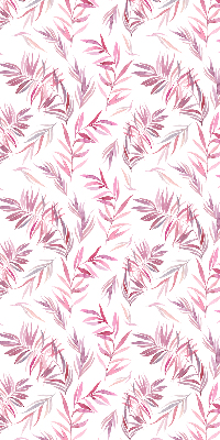 Fensterrollo in Rosa mit Blattmotiv