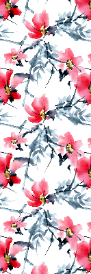 Rollo Fenster Blumen