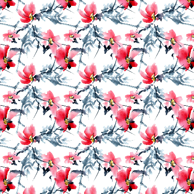 Rollo Fenster Blumen