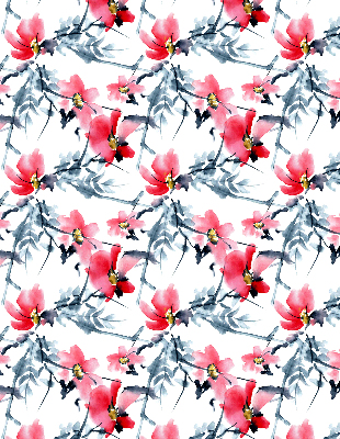Rollo Fenster Blumen