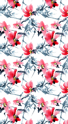 Rollo Fenster Blumen