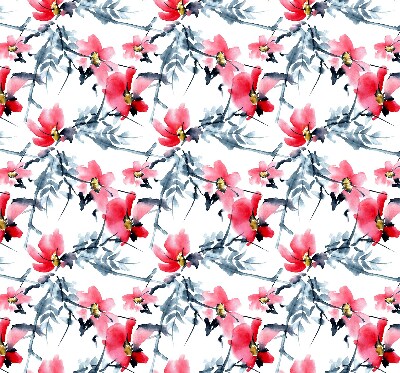 Rollo Fenster Blumen