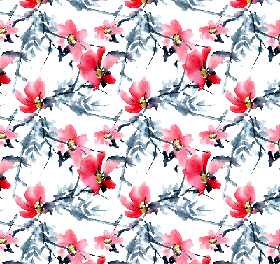 Rollo Fenster Blumen