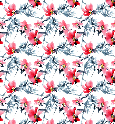 Rollo Fenster Blumen