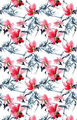 Rollo Fenster Blumen