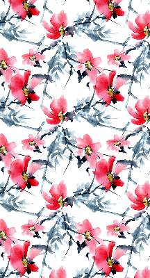 Rollo Fenster Blumen
