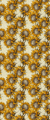 Fensterrollo innen in der Ausführung Sonnenblume