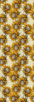 Fensterrollo innen in der Ausführung Sonnenblume