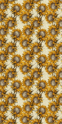 Fensterrollo innen in der Ausführung Sonnenblume