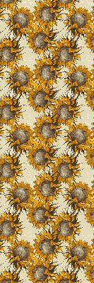 Fensterrollo innen in der Ausführung Sonnenblume