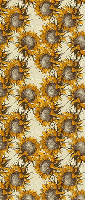 Fensterrollo innen in der Ausführung Sonnenblume