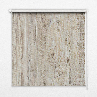 Fensterrollo innen in hellem Holz