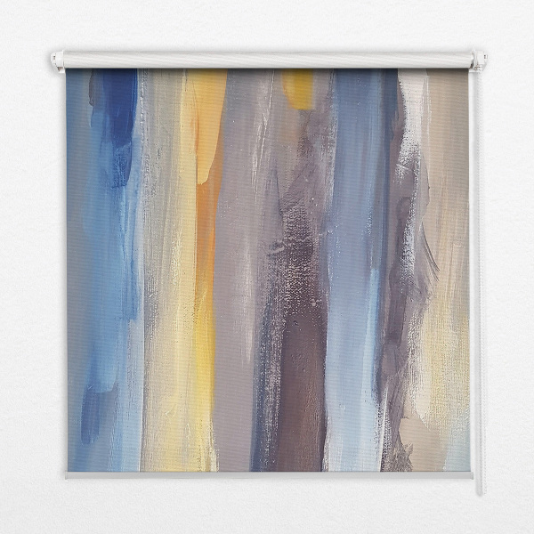 Rollo Fenster gemaltes Bild