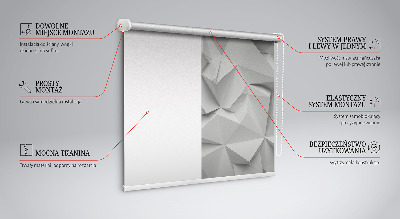 Rollofenster aus 3D-Papierwand