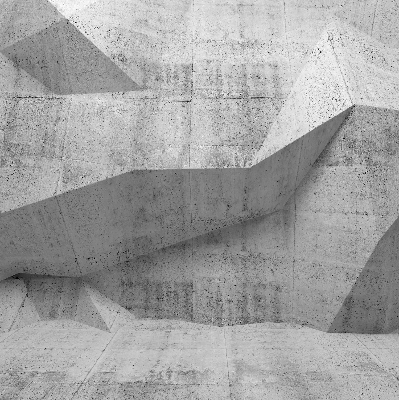 Fensterrollo innen mit 3D-Steinwand-Motiv