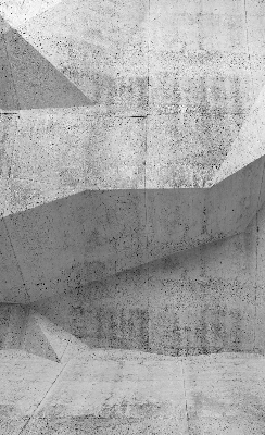 Fensterrollo innen mit 3D-Steinwand-Motiv