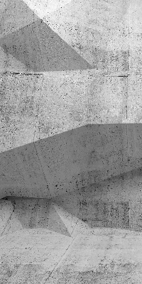 Fensterrollo innen mit 3D-Steinwand-Motiv