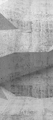 Fensterrollo innen mit 3D-Steinwand-Motiv
