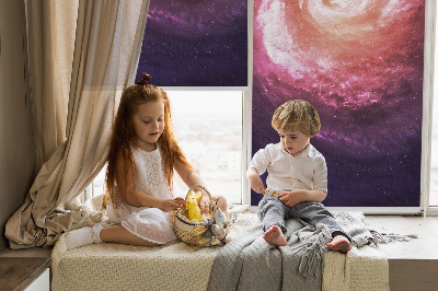 Fensterrollo innen in der Ausführung Galaxis