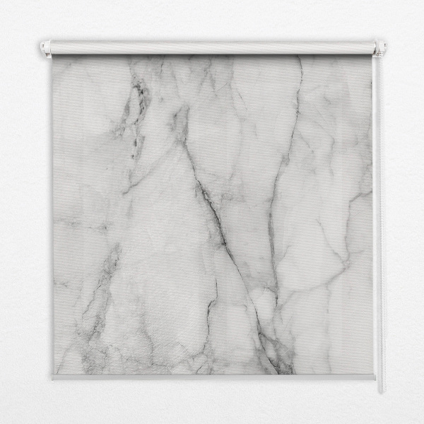 Rollo Fenster in grauer Granitoptik