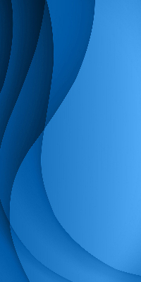 Fensterrollo innen in blauer Wellenoptik