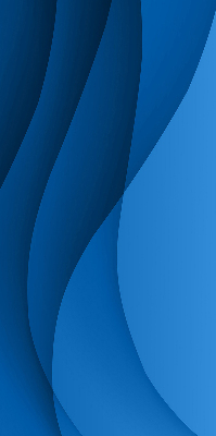 Fensterrollo innen in blauer Wellenoptik