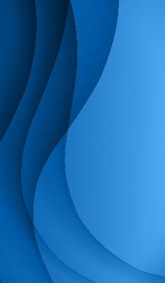Fensterrollo innen in blauer Wellenoptik
