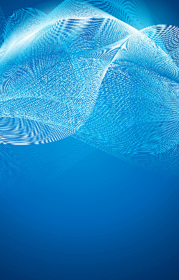Fensterrollo in blauer Ausführung