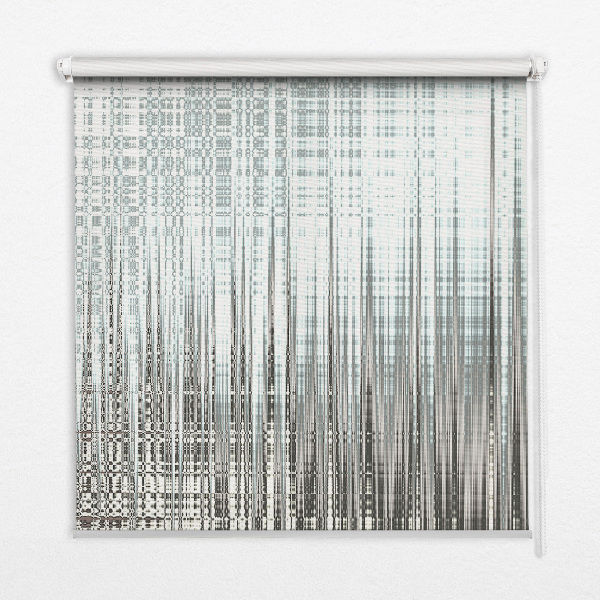 Fensterrollo innen als Spiegelabstraktion