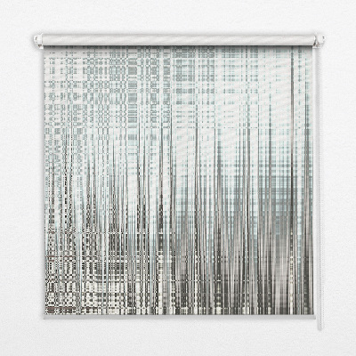 Fensterrollo innen als Spiegelabstraktion