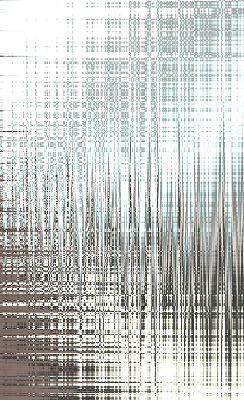 Fensterrollo innen als Spiegelabstraktion