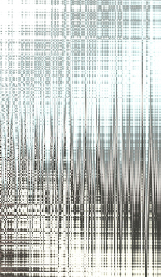 Fensterrollo innen als Spiegelabstraktion