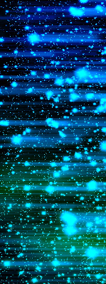 Fensterrollo in Blau mit Hagel-Muster