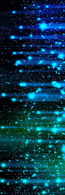 Fensterrollo in Blau mit Hagel-Muster