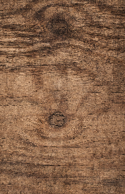 Fensterrollo innen in dunkler Holzoptik