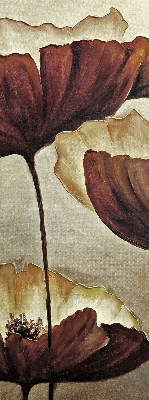 Blumen für Fensterrollo