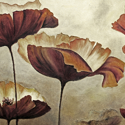 Blumen für Fensterrollo