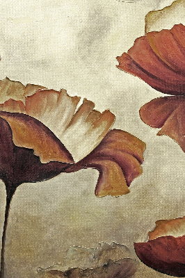 Blumen für Fensterrollo