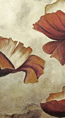 Blumen für Fensterrollo
